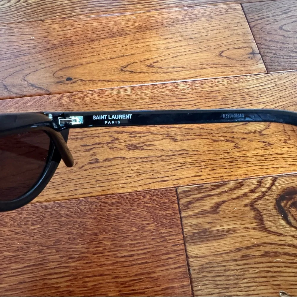 Saint Laurent Black Cat-Eye Sunglasses